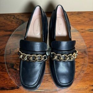 Bandolino Misha Loafer - black gold - size 6